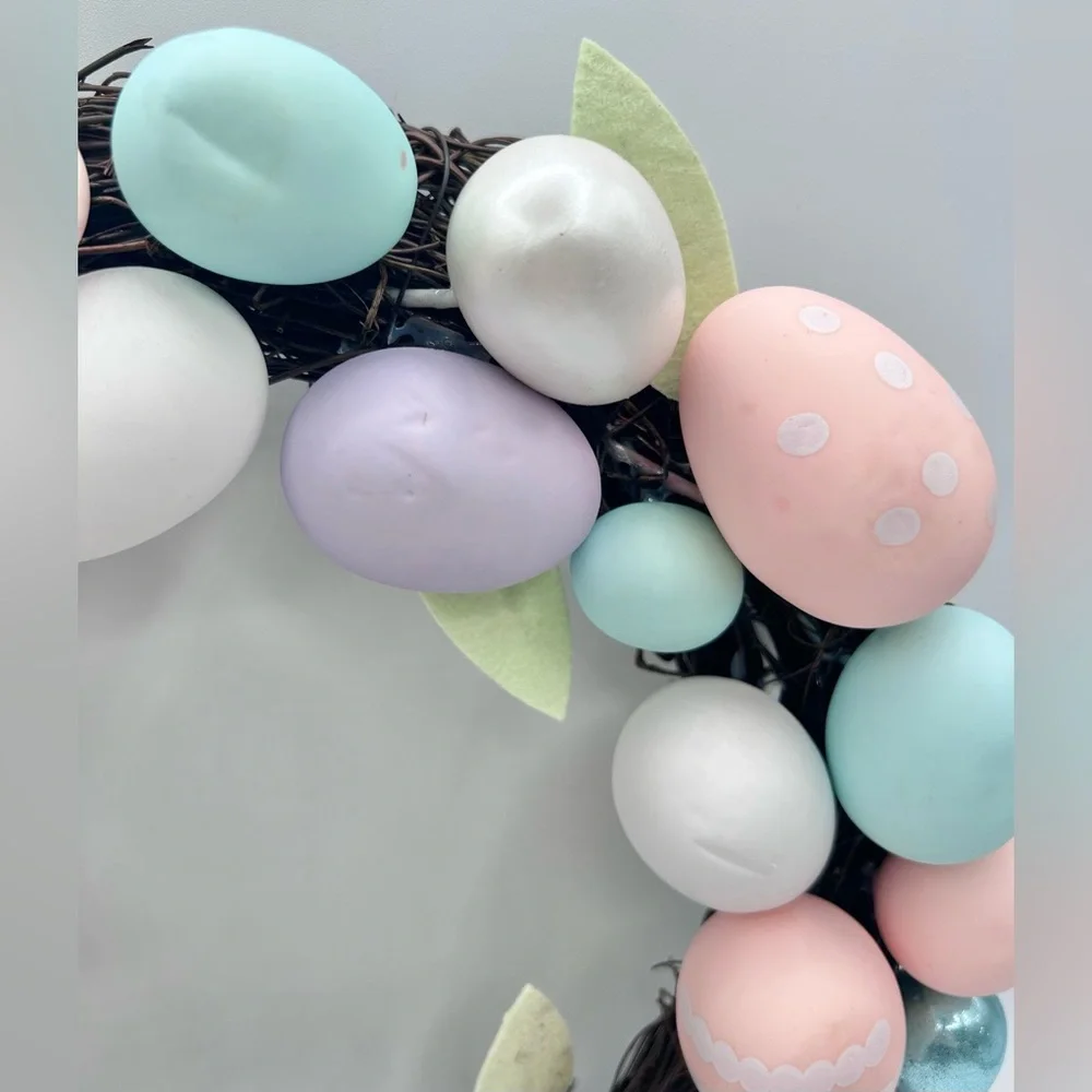 Target Spritz Easter Egg Wreath Spring Garden Wall Farmhouse 14